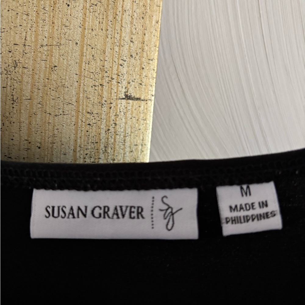 Susan Graver liquid knit blouse - Picture 2 of 4